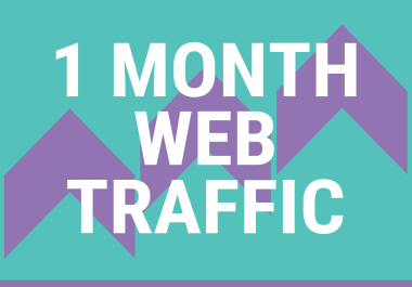 UNLIMITED WEB TRAFFIC FOR 1 MONTH