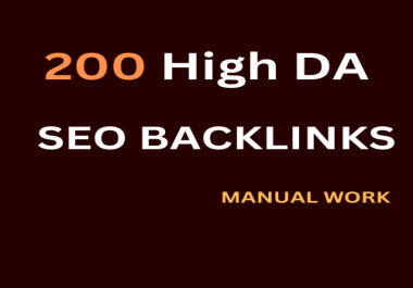 I will do 200 HighDA SEO backlinks,  Link Building