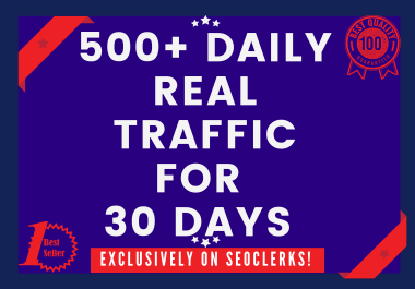 Send 500+ Daily Traffic for 30 Days from USA/UK/CANADA/FRANCE