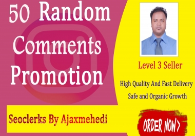 Genuine Instant Do A High-Quality Random Comments And Increase Engagement