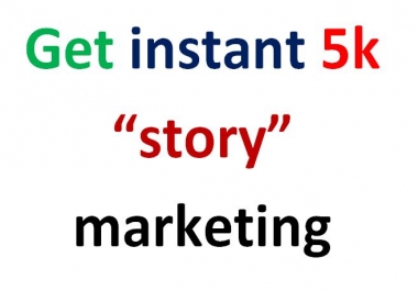super fast get upcoming story marketing on social media service