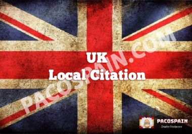do 30-80 UK best local listing citation manually