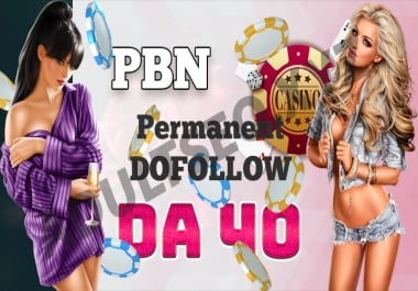 High Domain Authority 60 PBN Web2.0 Backlinks DA40