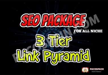 Pyramid SEO Packages 3 Tier Package * STEAL DEAL * ALL NICHE ACCEPTED