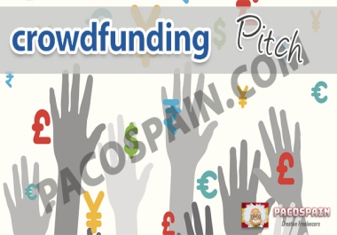 write your CROWDFUNDING campaign pitch