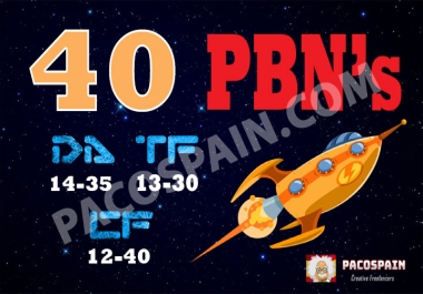 Build 40 Dofollow PBNs To Get You Ranked!