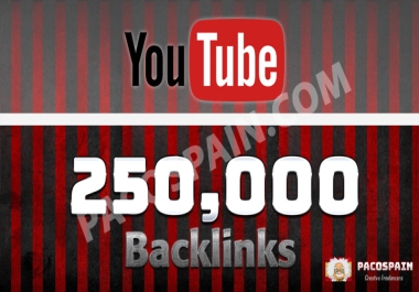 Rank Your YouTube Video With 250,000 Backlinks