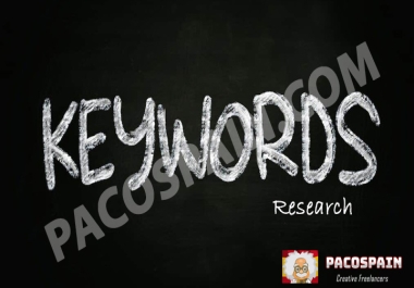 Keywords Research, 50-300 key phrases
