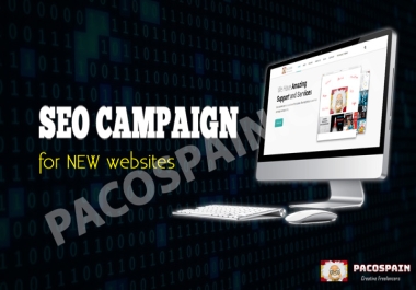 SEO Campaign Package For NEW Websites - Push Your Page Up