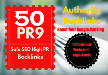 Get Top 50 High Authority Profile Backlink From DA60+ UNIQUE Domain to increase WEB ranking
