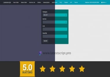 SMM Panel Script - Latest Panel On The Market - API Enabled