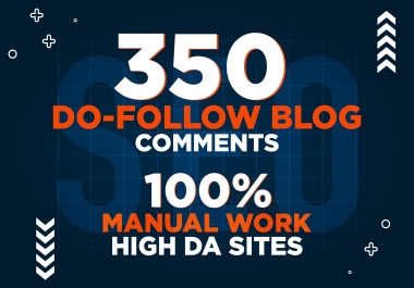 350 Dofollow Blog comment DA20 Plus domains