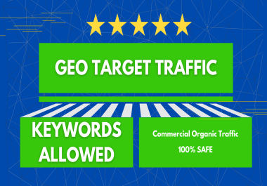 Geo target traffic keywords allowed