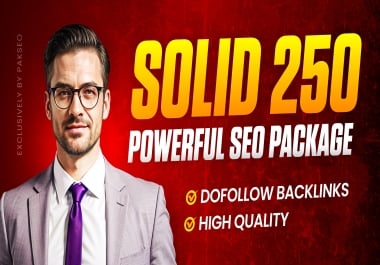 250 Authority Backlinks on High-Quality Sites Premium SEO Package for Higher Rankings