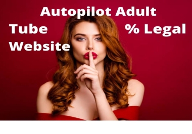 I will build autopilot legal Adult tube WordPress website money making site