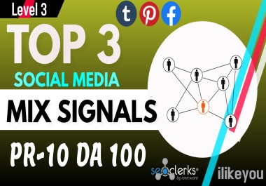 High Quality 30000 Mixed SEO Social Signals Backlinks Help To Website Traffic And Google First Page