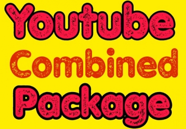 I will do best YouTube combined package promote