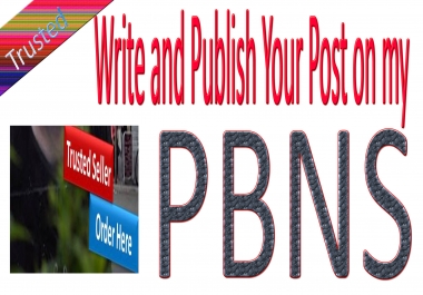 Content Write and Publish Your Post On my powerful 500 Privet Blogs Network