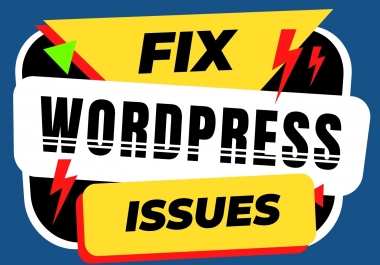 I will fix wordpress issues,  errors and bugs instantly