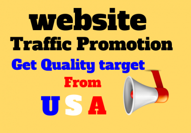 USA country targeted 1k website traffic