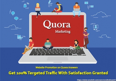 I will answer 10 questions on Quora for your brand which will increase your web traffic