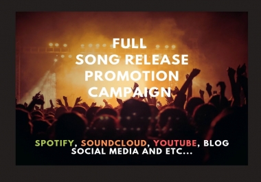 Full PR Campaign for your Song/Album Release