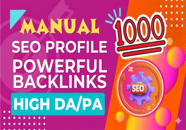 1000 Manual DA50+ White Hat Authority Backlinks to Boost Your Rankings
