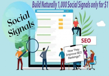 1,000 ORGANIC PR9,  PR10 SOCIAL SIGNALS FROM THE BEST SOCIAL MEDIA. WE SPECIALIZED IN HIGH PAGE RANK