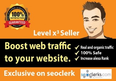 Unlimited Organic Traffic to your Site/Blog for 30 days