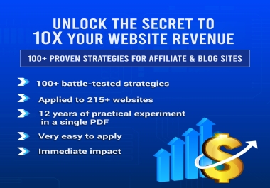 Unlock the Secret to 10x Your Website Revenue With Killer Strategies