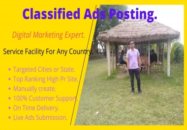Prepare 20 Classified Ads posting Services