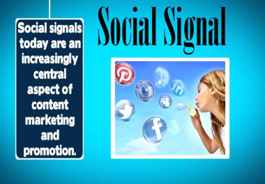 200 Real And High Quality Social Signals