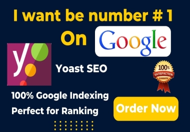 Yoast SEO,  Provide you Full On-Page SEO Service