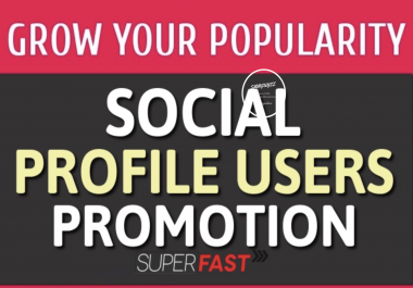 Add Social Profile Users Fast and High Quality Service