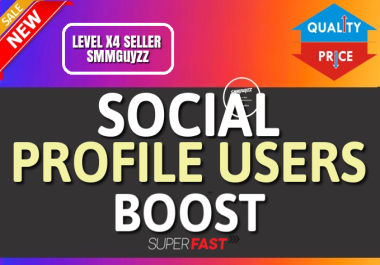 Get HQ Social Profile Users Booster