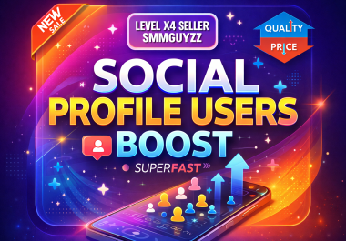 Get Profile Users - High Quality Real Booster Service