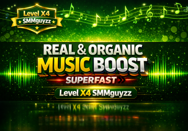 Real Music Promotion Album,  Playlist OR Artist PROFILE Unique Listeners