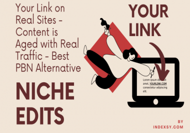 will do curated link building inserts niche edits seo backlinks