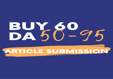 I l rank website with 60 DA 95-50 article submission