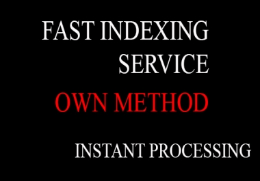 Fast Indexing - Unique Method - 100 Links