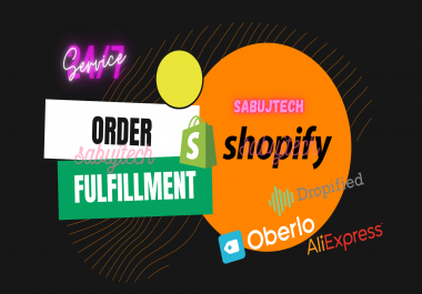 I will be your Shopify dropshipping 100 order fulfillment Virtual Assistant