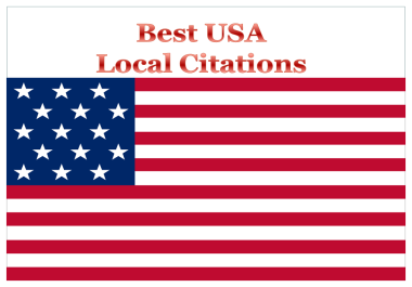 create 80 best USA local citations