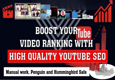 Boost your video ranking with high-quality YouTube SEO