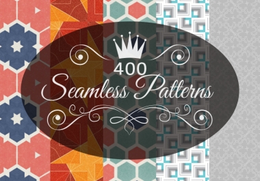 Get 400 Seamless Patterns Speed up your workflow