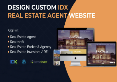 Design & Develop Custom Real Estate IDX MLS Website