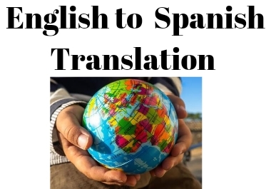 I will provide English to Spanish Translation