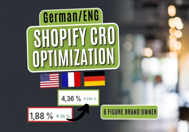 I will do a shopify cro conversion rate optimization audit to increase sales