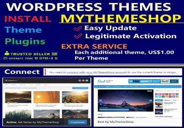 MyThemeShop Theme 1 Year Activation And Renewable For One Website