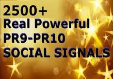 Build 2500 Powerful Social Signals