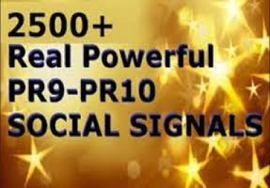 Build 2500 Powerful Social Signals 